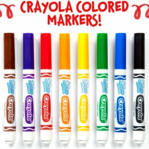 Crayola 12 Count Washable Bulk Markers, Black - Image 4
