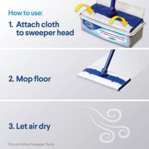 Clorox Disinfecting Wet Mopping Cloths, Rain Clean, 24 Wet Refills - Image 8