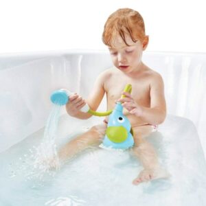 Yookidoo Baby Bath Shower Head - Elephant Water Pump with Trunk Spout Rinser - Image 3