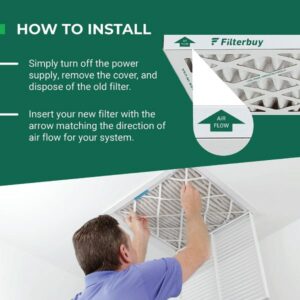 Filterbuy 16x25x1 Air Filter MERV 11 Allergen Defense (5-Pack) - Image 8