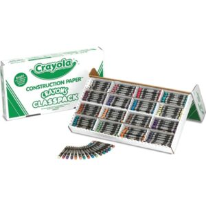Crayola Construction Paper Crayons Classpack, Bulk Assorted School Supplies - Image 4