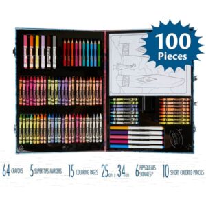 Crayola Frozen 2 Inspiration Art Case, 100 Art & Coloring Supplies, Gift for Age 5, 6, 7 - Image 3