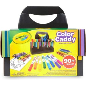 Crayola Color Caddy, Art Supplies for Kids, Travel Art Set, 90+ Pieces, Gift - Image 6