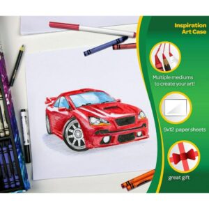 Crayola Inspiration Art Case (140 Pieces) with Crayons, Art Tools, Colored Pencils, Washable Markers, Paper and Portable Storage - Image 6