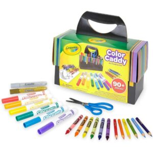 Crayola Color Caddy, Art Supplies for Kids, Travel Art Set, 90+ Pieces, Gift - Image 5