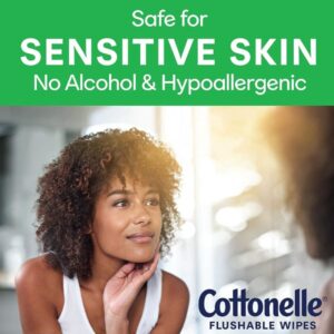 Cottonelle GentlePlus Flushable Wet Wipes with Aloe & Vitamin E - Image 4