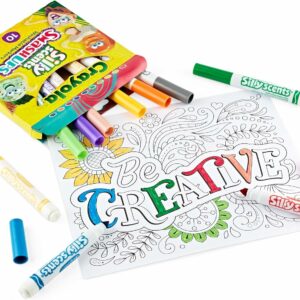 Crayola® Silly Scents Slim Scented Washable Markers, Broad Point, Pack of 10 Markers - Image 3