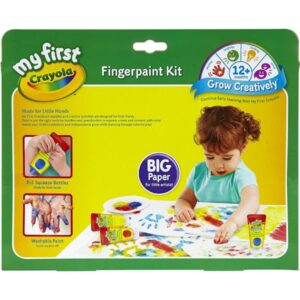 Crayola My First Fingerpaint Kit, Washable Paint, Gifts, Ages 1, 2, 3, 4, 5 - Image 4