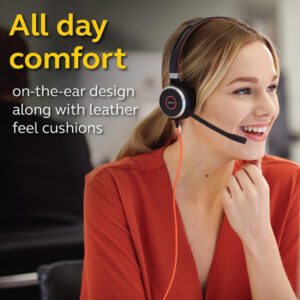 Jabra Evolve 40 UC Professional Wired Headset - Image 5