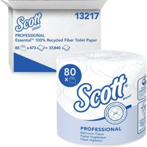 Scott® Professional 100% Recycled Fiber Standard Roll Bathroom Tissue - Image 6