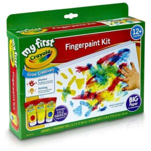 Crayola My First Fingerpaint Kit, Washable Paint, Gifts, Ages 1, 2, 3, 4, 5 - Image 3