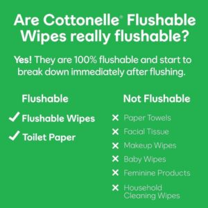 Cottonelle GentlePlus Flushable Wet Wipes with Aloe & Vitamin E - Image 6
