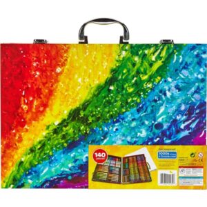 Crayola Inspiration Art Case (140 Pieces) with Crayons, Art Tools, Colored Pencils, Washable Markers, Paper and Portable Storage - Image 5