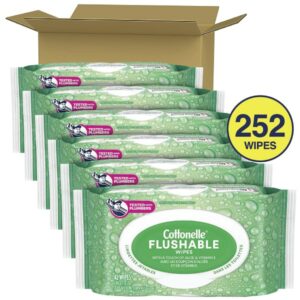 Cottonelle GentlePlus Flushable Wet Wipes with Aloe & Vitamin E - Image 7