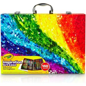 Crayola Inspiration Art Case (140 Pieces) with Crayons, Art Tools, Colored Pencils, Washable Markers, Paper and Portable Storage - Image 4
